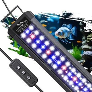11W Aquarium LED Light for 12 to 18 Inch Fish Tanks Extendable Fish Tank Light